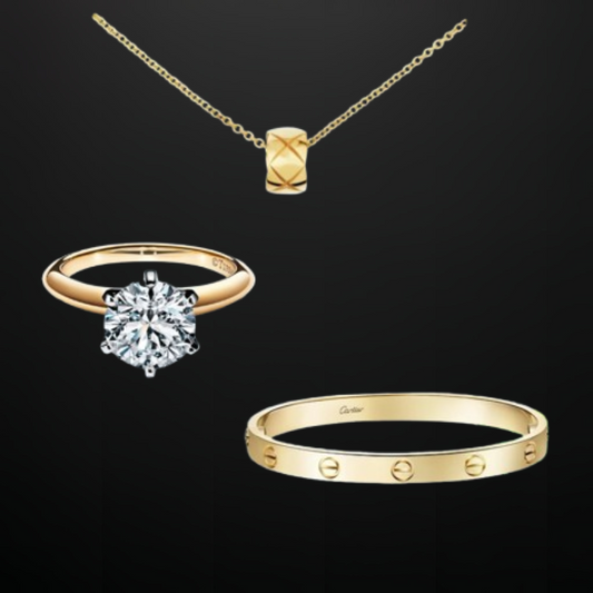 PACK MÁLAGA | COLLAR + PULSERA + ANILLO + 1 JOYA SORPRESA GRATIS