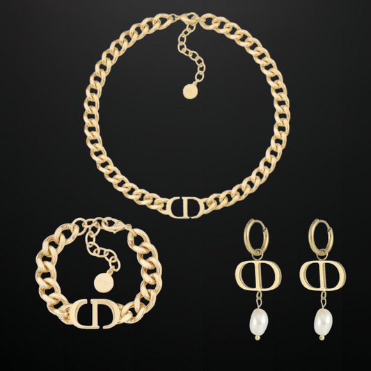 PACK HONG KONG | COLLAR + PULSERA + PENDIENTES + 1 JOYA SORPRESA GRATIS
